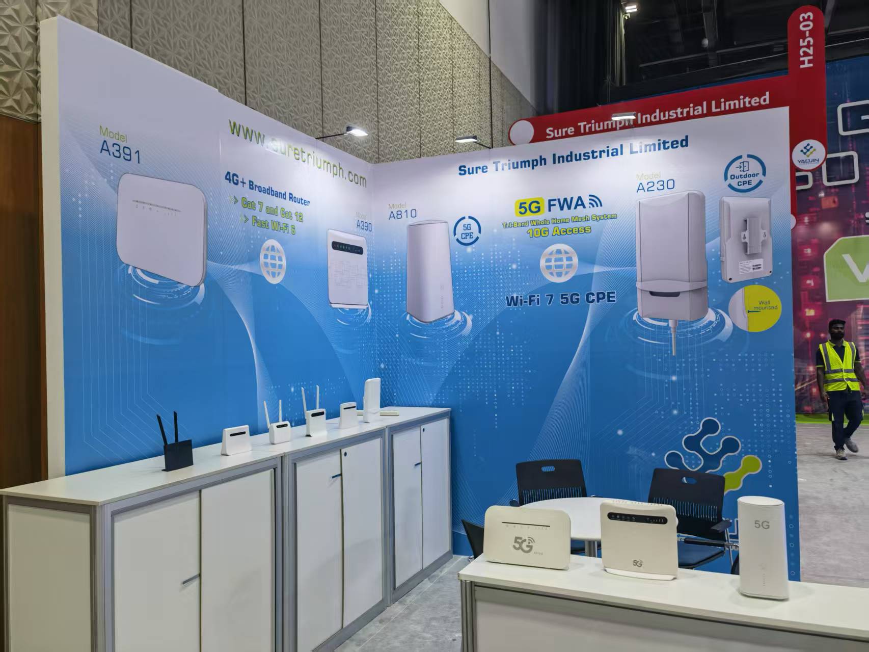 Yaojin участва в изложението Gitex 2025 в Дубай